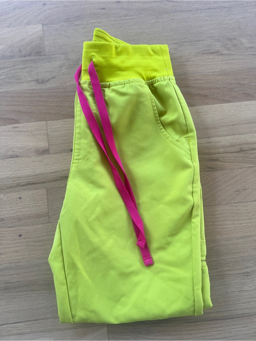 Figs Limeade Zamora High Waisted Jogger Pants, XXSP
